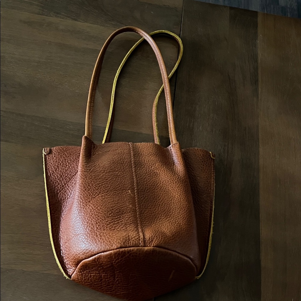 Portland Leather bucket bag